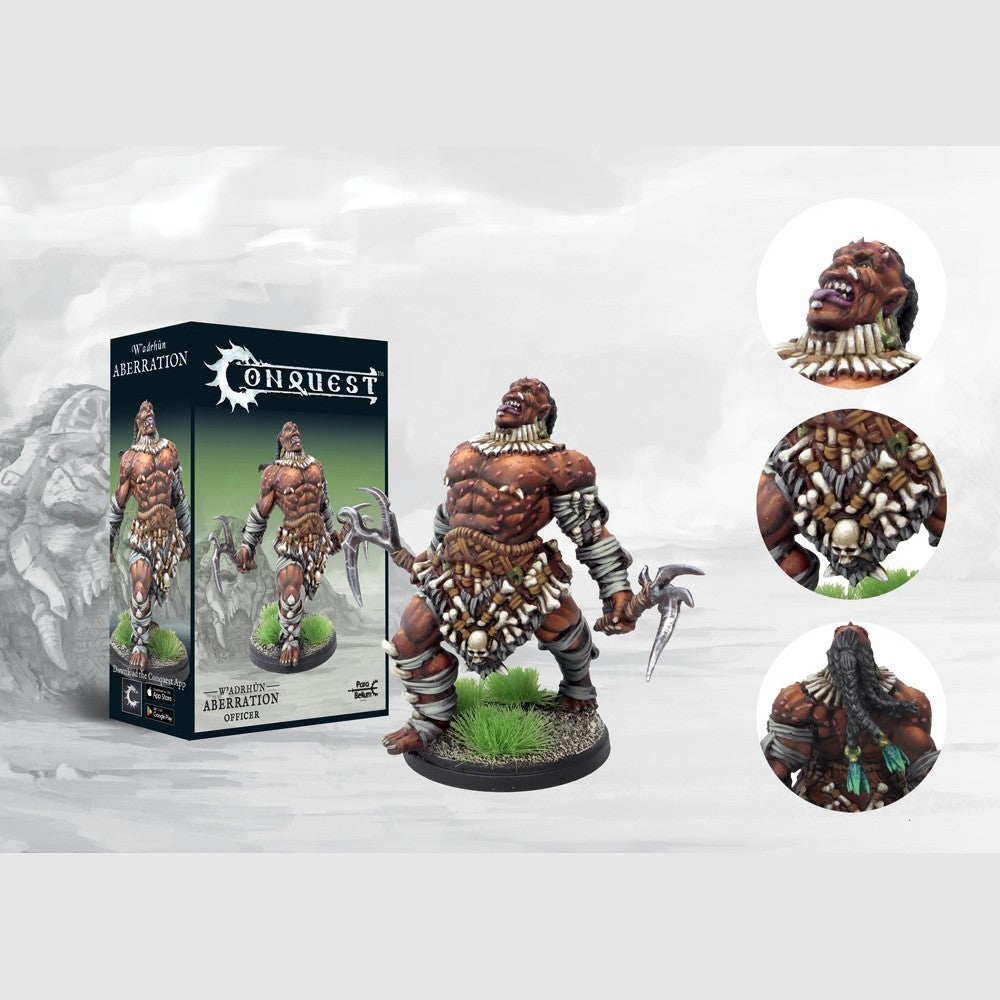 Aberration character miniature box for Conquest The Last Argument of Kings, W'adrhun faction