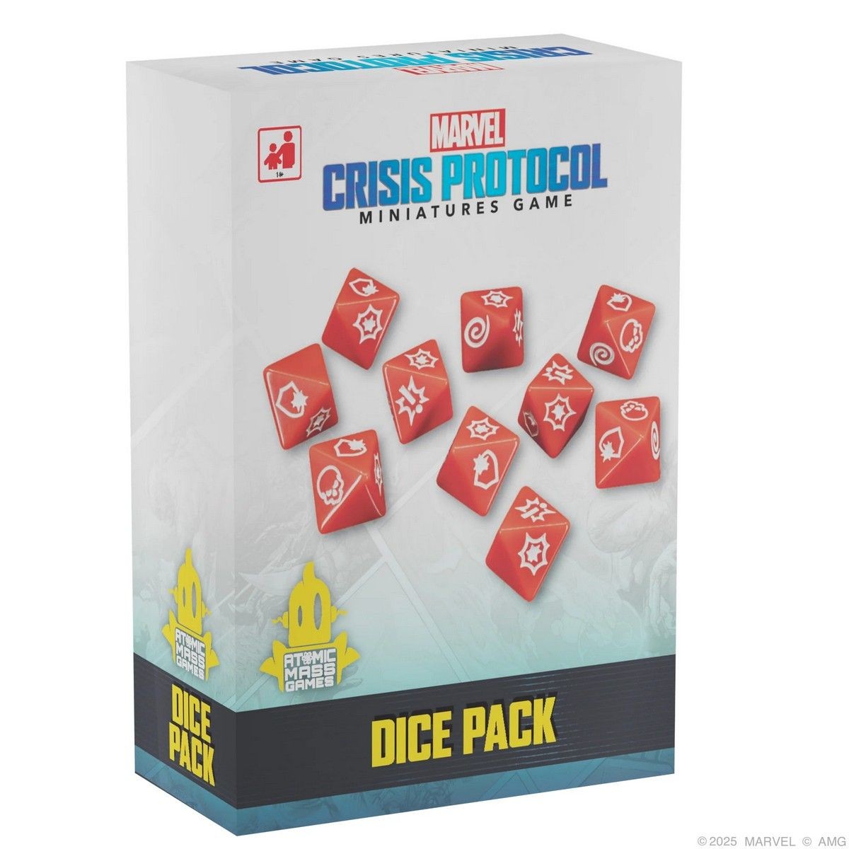 Crisis Protocol Dice Pack for Marvel Crisis Protocol, Atomic Mass Games dice accessory