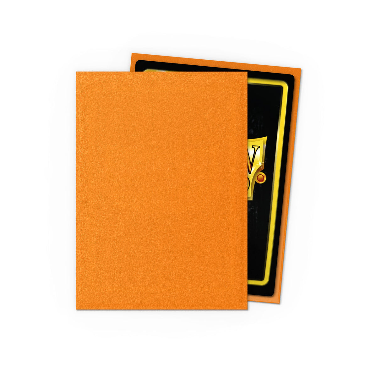 Dragon Shield: Matte Orange - Standard Sleeves (100), second view