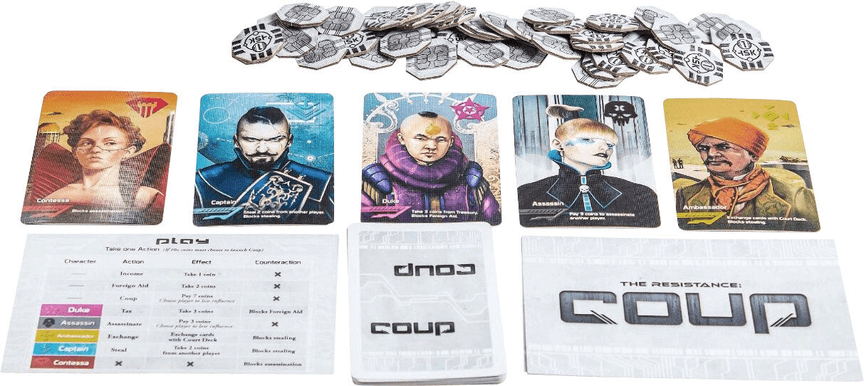 Coup - Social Deduction Game