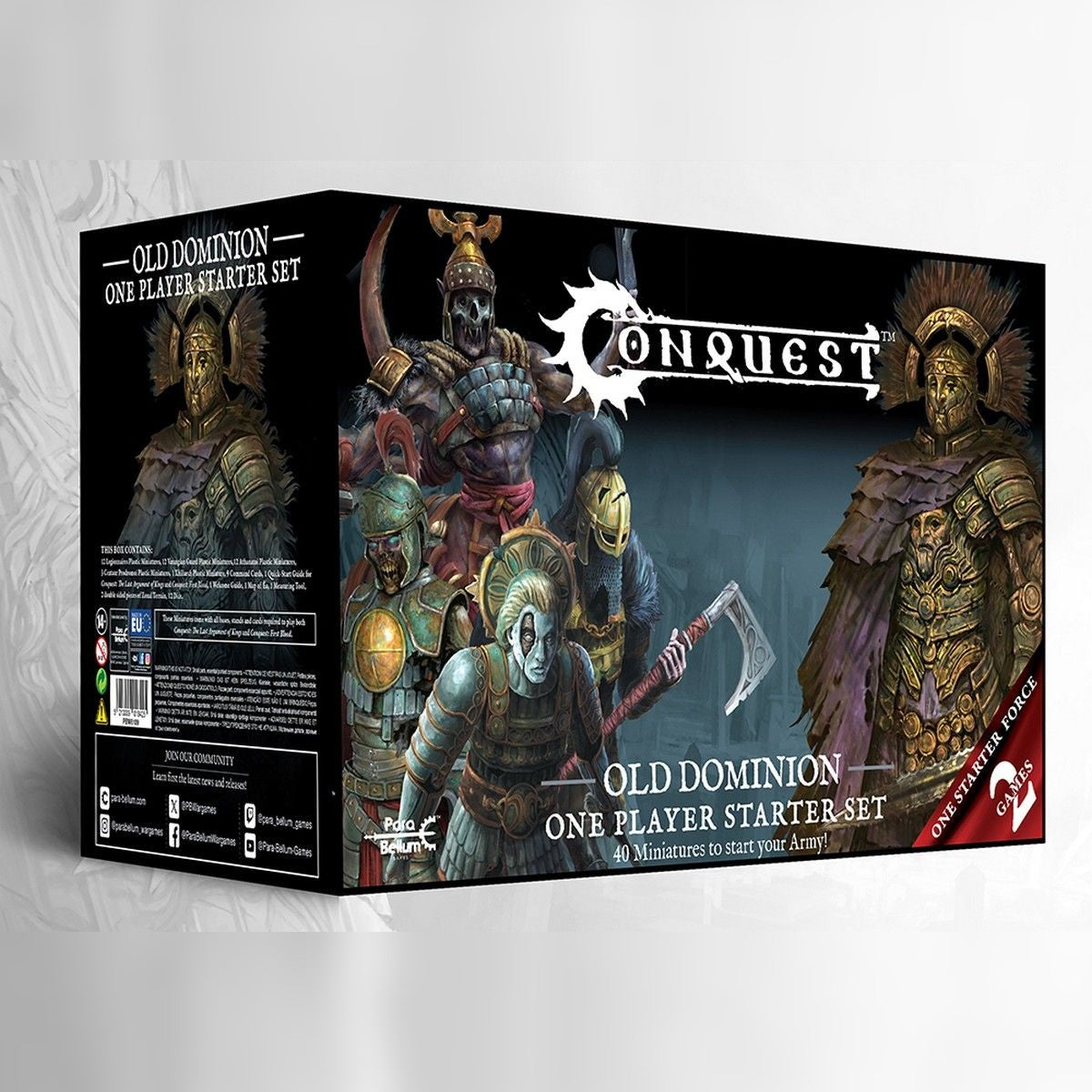 Old Dominion Conquest 2025 Supercharged Starter Set box for Conquest The Last Argument of Kings