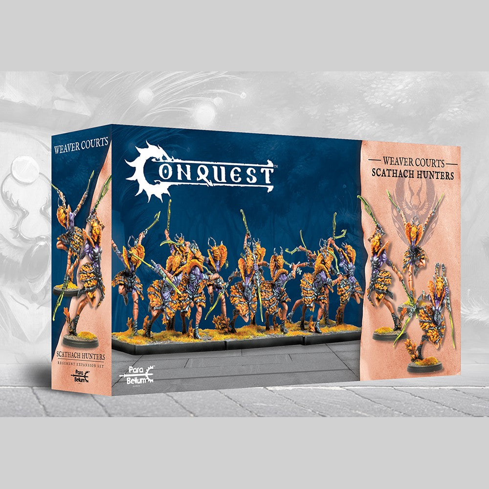 Scathach Hunters unit box for Conquest The Last Argument of Kings, Weaver Courts faction