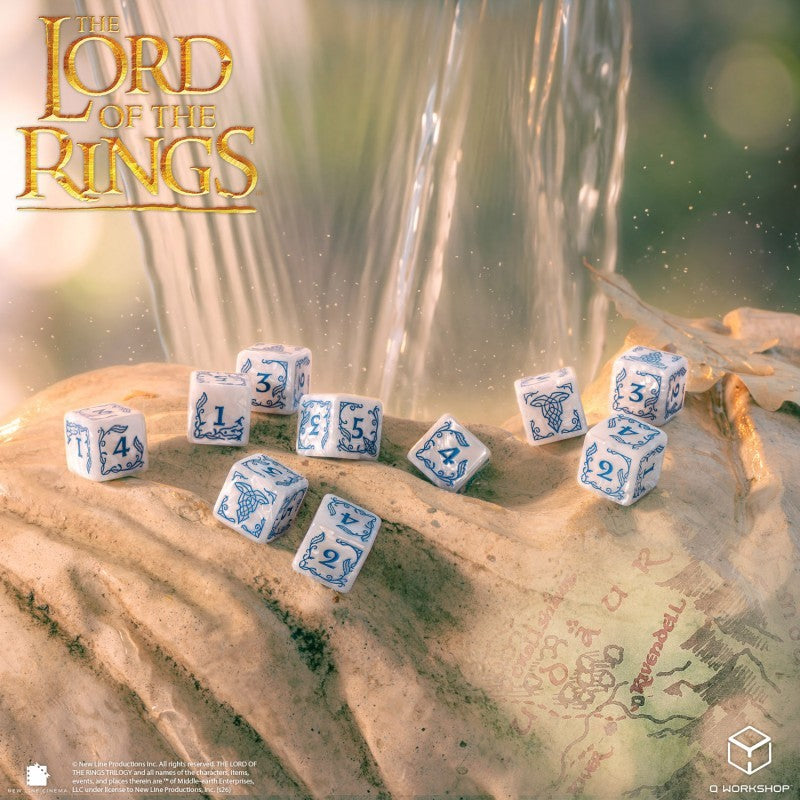 The Lord of the Rings: Rivendell (Stone) - D6 Dice Set, third view
