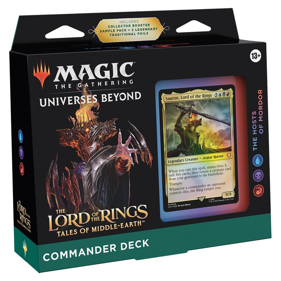 The Hosts of Mordor Commander Deck box for Magic The Gathering Lord of the Rings