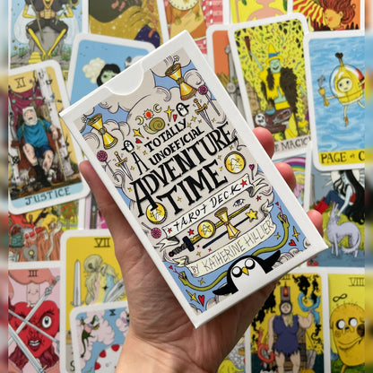 A Totally Unofficial Adventure Time Tarot Deck box
