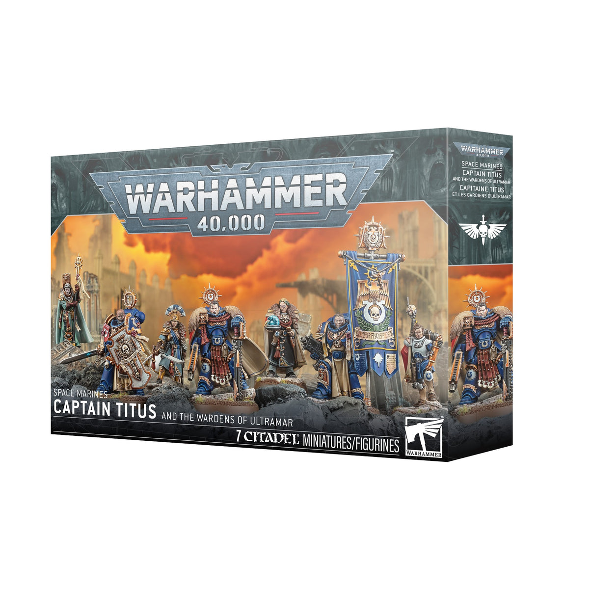 Captain Titus and The Wardens Of Ultramar box for Warhammer 40,000