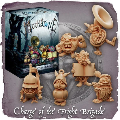 Charge of the Fright Brigade box and miniatures for Moonstone, Goblin King Games army set