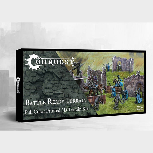 Conquest Battle Ready Terrain box for Conquest The Last Argument of Kings, 3D printed terrain kit