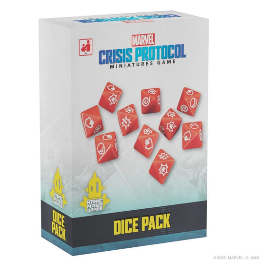 Crisis Protocol Dice Pack for Marvel Crisis Protocol, Atomic Mass Games dice accessory