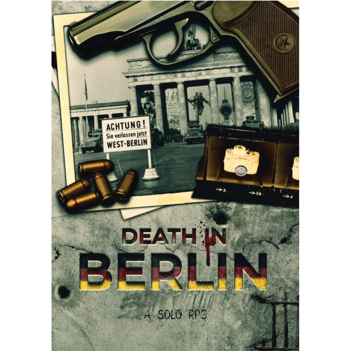 Death in Berlin solo RPG book, a Critical Kit RPG zine
