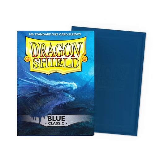 Dragon Shield Blue Classic 100 count standard card sleeves box
