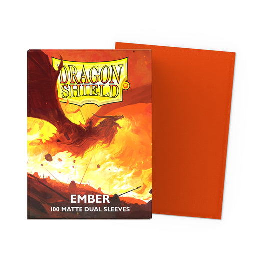 Dragon Shield: Dual Matte Ember - Standard Sleeves (100) box
