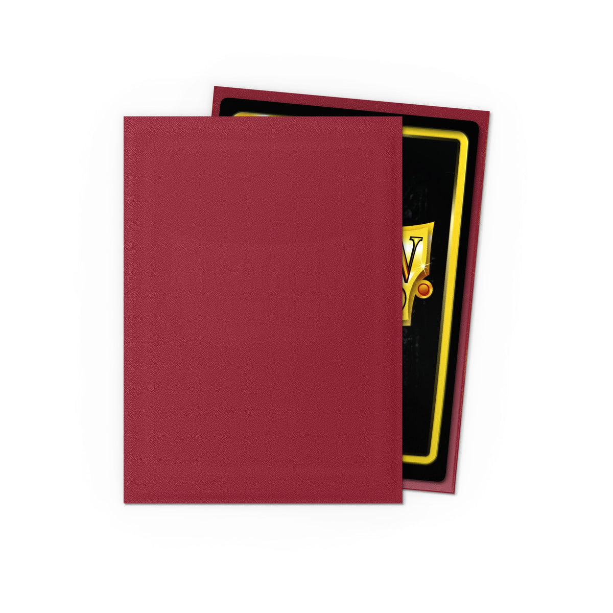 Dragon Shield: Matte Blood Red - Standard Sleeves (100), second view