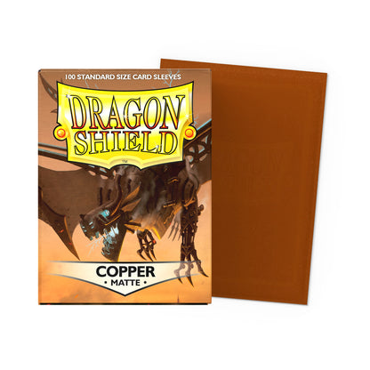 Dragon Shield: Matte Copper - Standard Sleeves (100) box