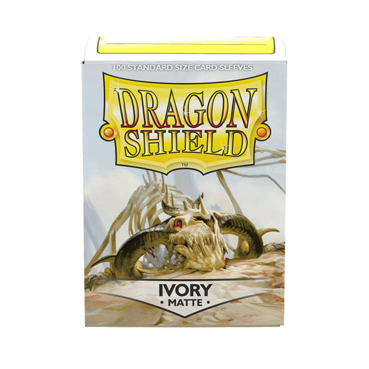 Dragon Shield: Matte Ivory - Standard Sleeves (100) box