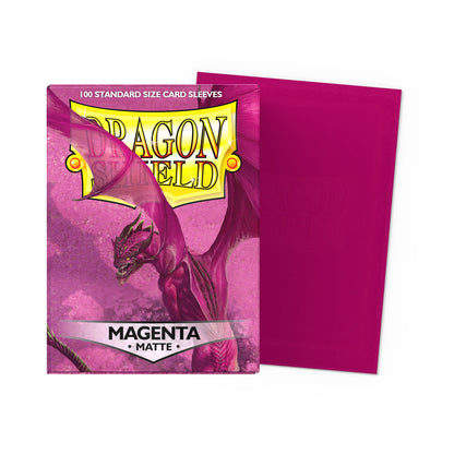 Dragon Shield: Matte Magenta - Standard Sleeves (100) box