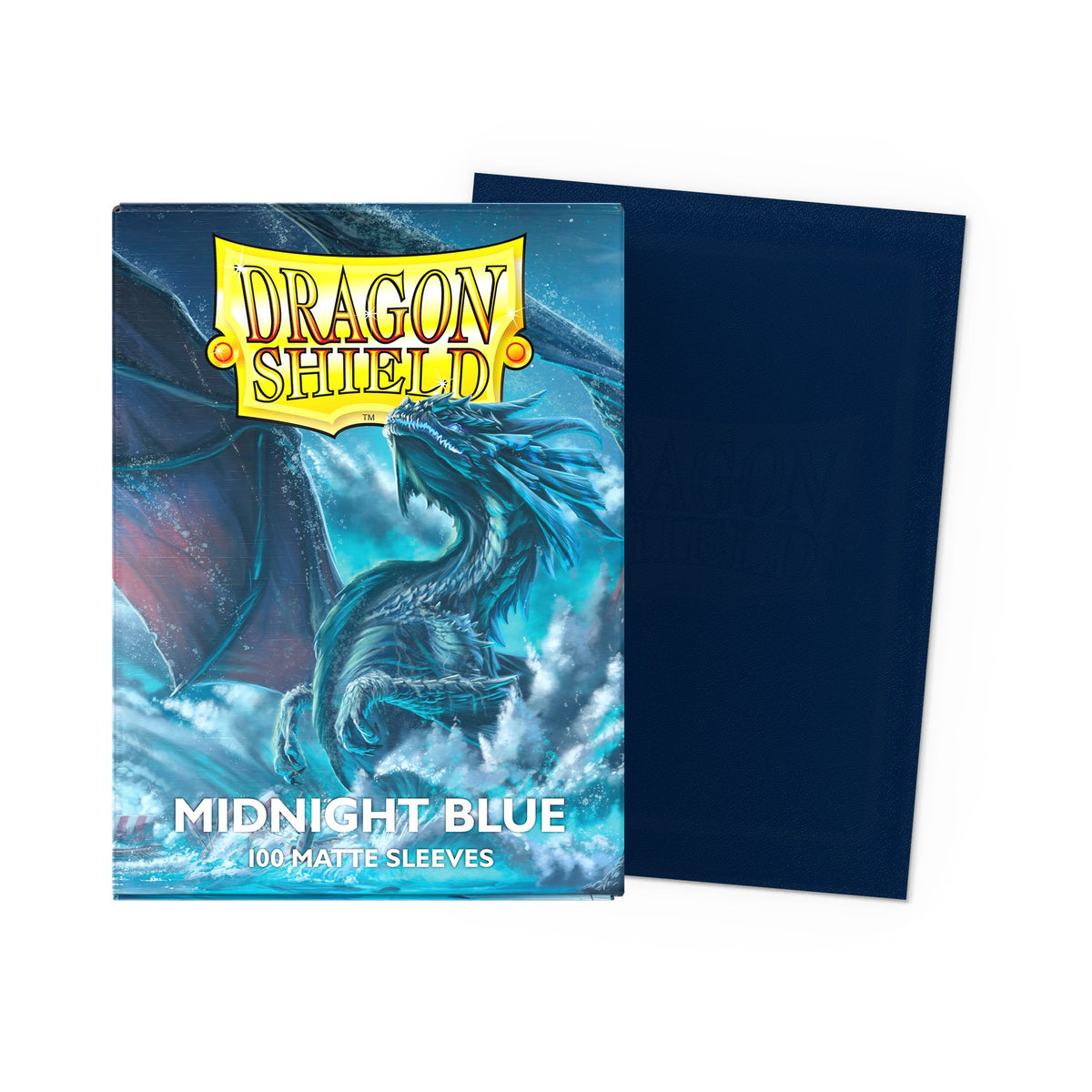 Dragon Shield: Matte Midnight Blue - Standard Sleeves (100) box