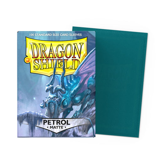 Dragon Shield: Matte Petrol - Standard Sleeves (100) box