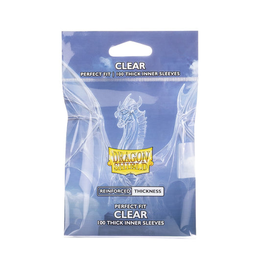 Dragon Shield Perfect Fit Thick Clear inner sleeves, pack of 100