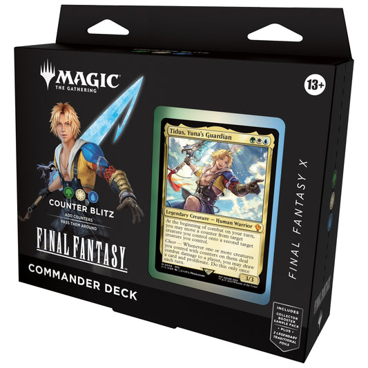 Final Fantasy Counter Blitz Commander Deck for Magic The Gathering, Final Fantasy X theme