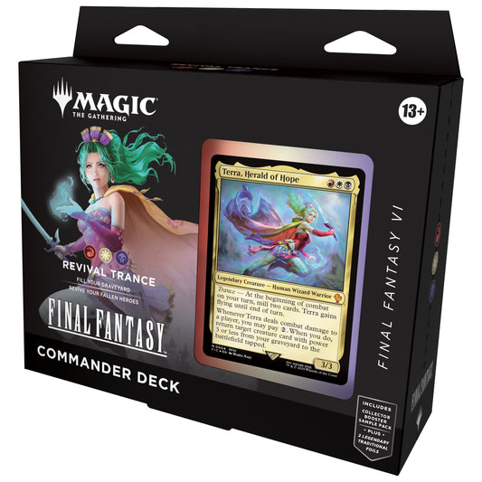 Final Fantasy Revival Trance Commander Deck box for Magic The Gathering