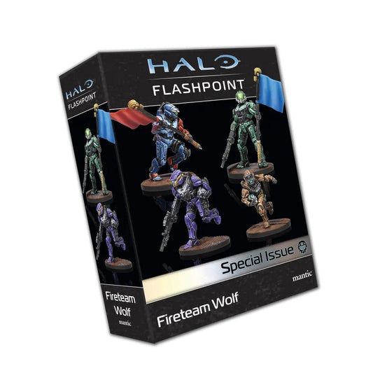 Fireteam Wolf unit box for Halo Flashpoint, Mantic Games special issue miniatures