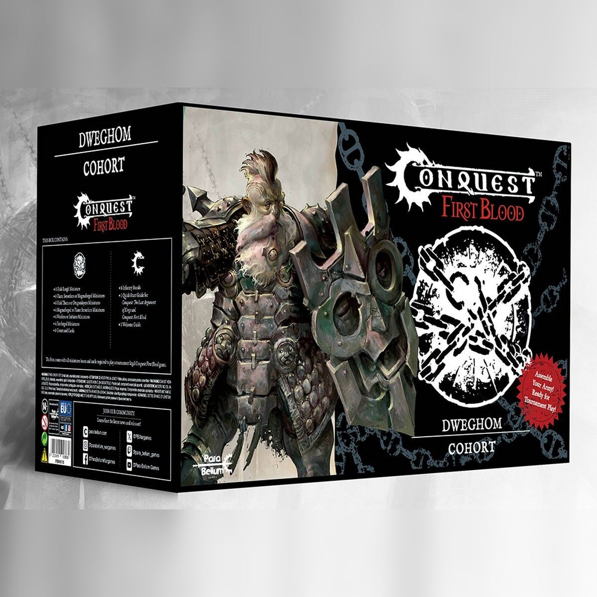 Dweghom Cohort army set box for Conquest First Blood by Para Bellum Games