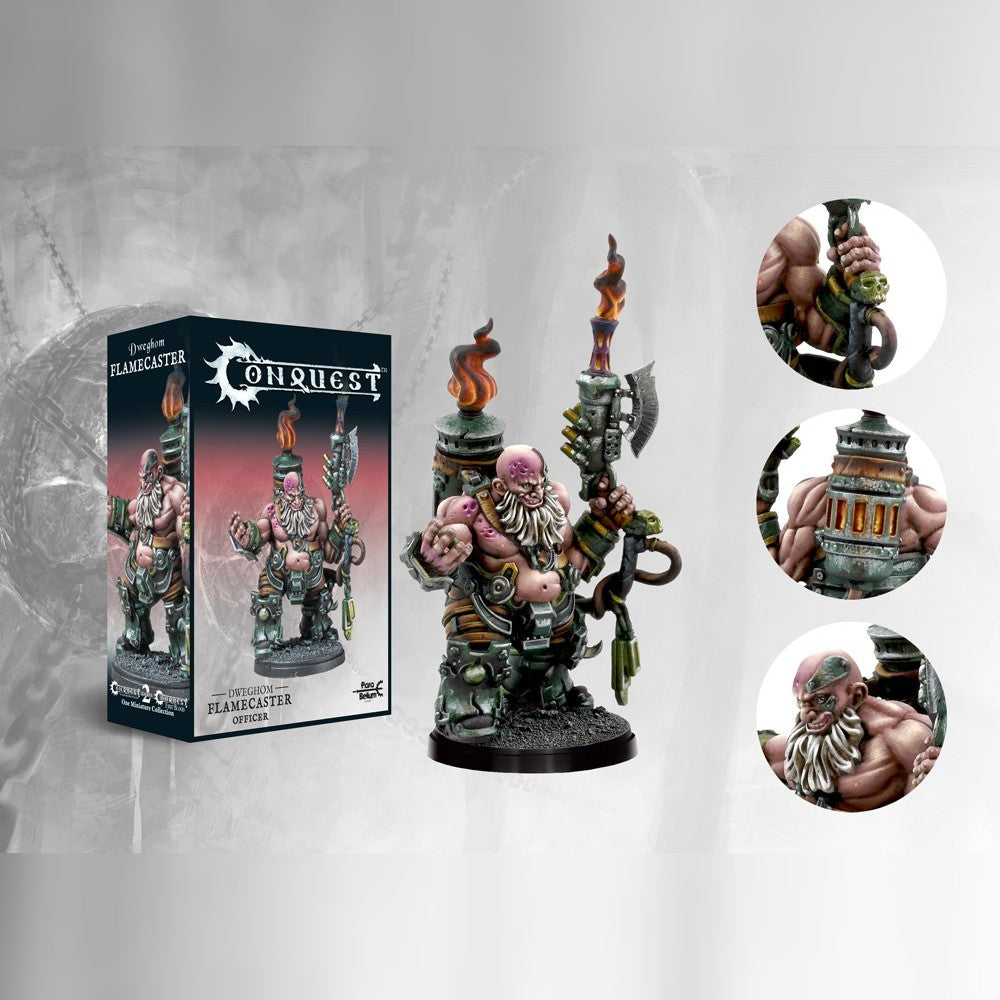Flamecaster unit box for Conquest The Last Argument of Kings, Dweghom faction