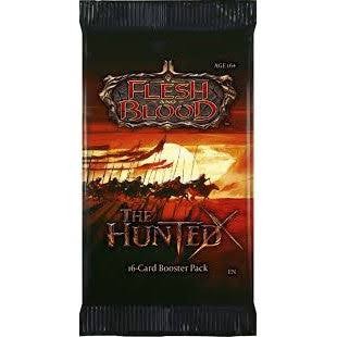 The Hunted booster pack for Flesh and Blood trading card game, 16 card pack