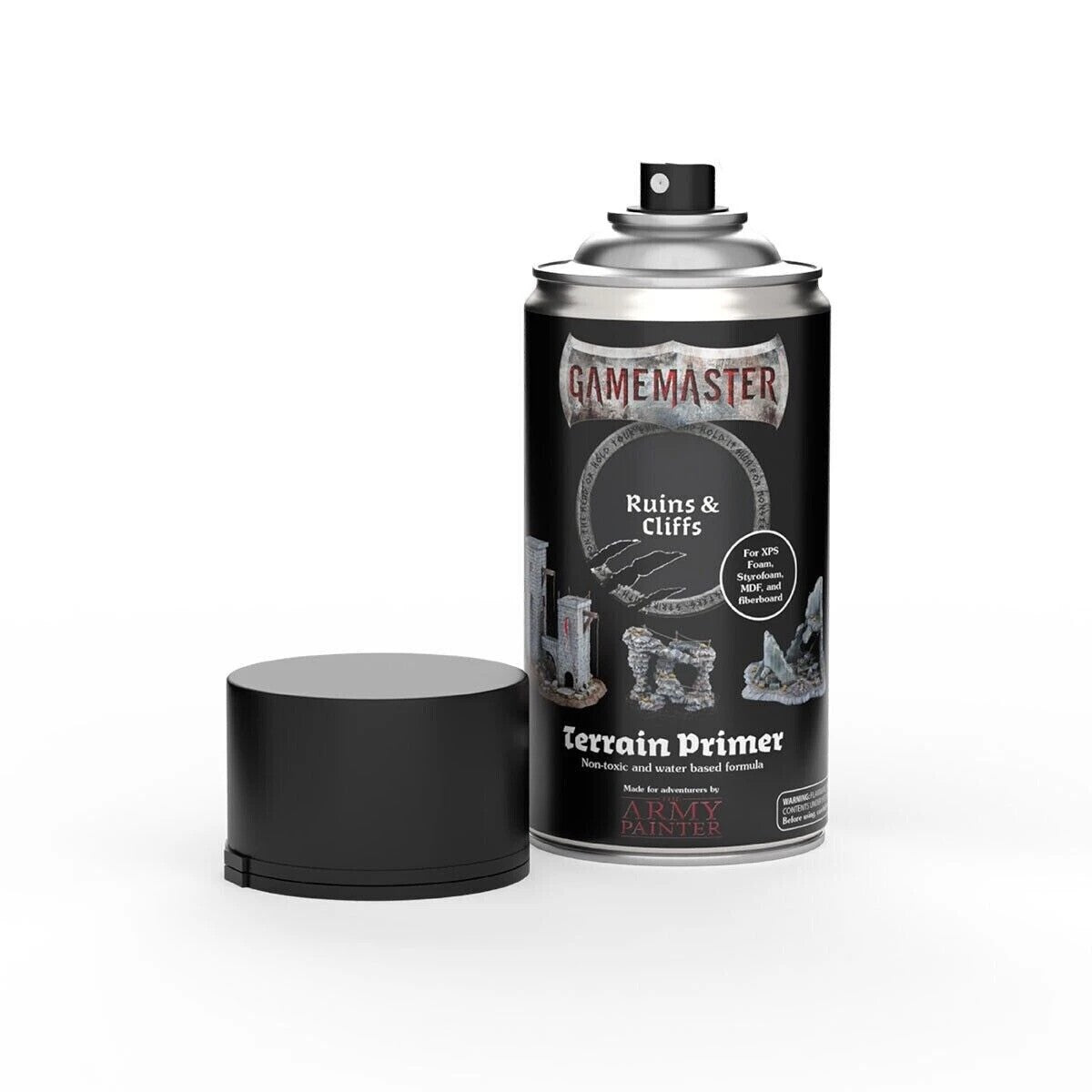 Gamemaster Ruins and Cliffs Spray terrain primer can by The Army Painter