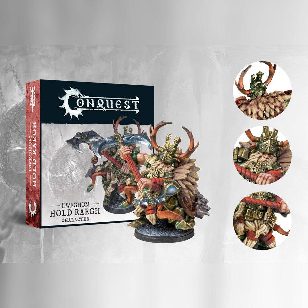 Hold Raegh character box for Conquest The Last Argument of Kings, Dweghom faction