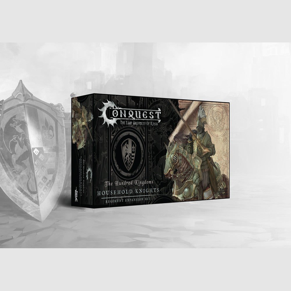 Household Knights regiment expansion box for Conquest The Last Argument of Kings, Hundred Kingdoms faction