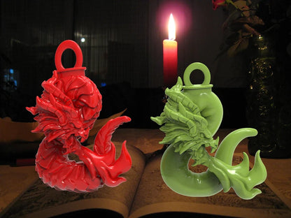 D&D AMPERSAND RESIN PRINTED CHRISTMAS BAUBLE(S)