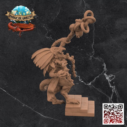 LIZARDFOLK SHAMAN 28MM RESIN PRINTED RPG MINIATURE