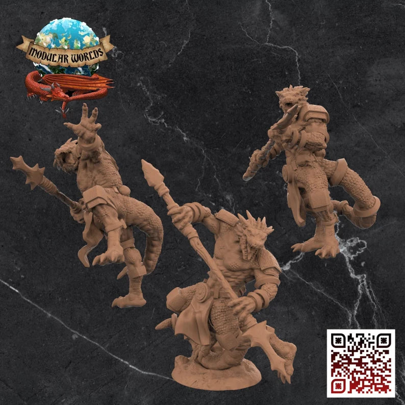 LIZARDFOLK WARRIORS X3