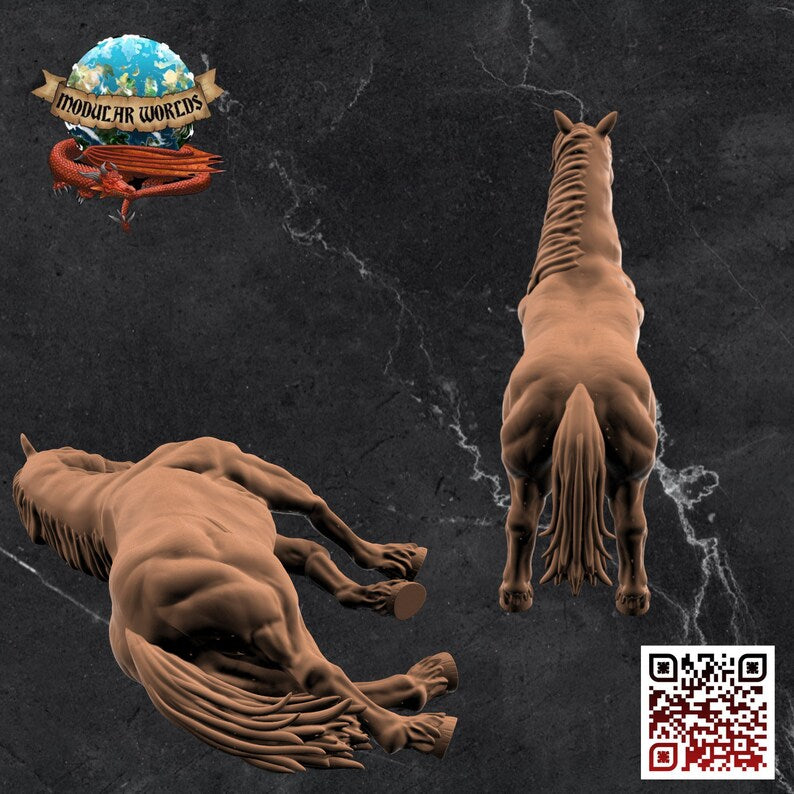 DRAFT HORSE & CORPSE SET