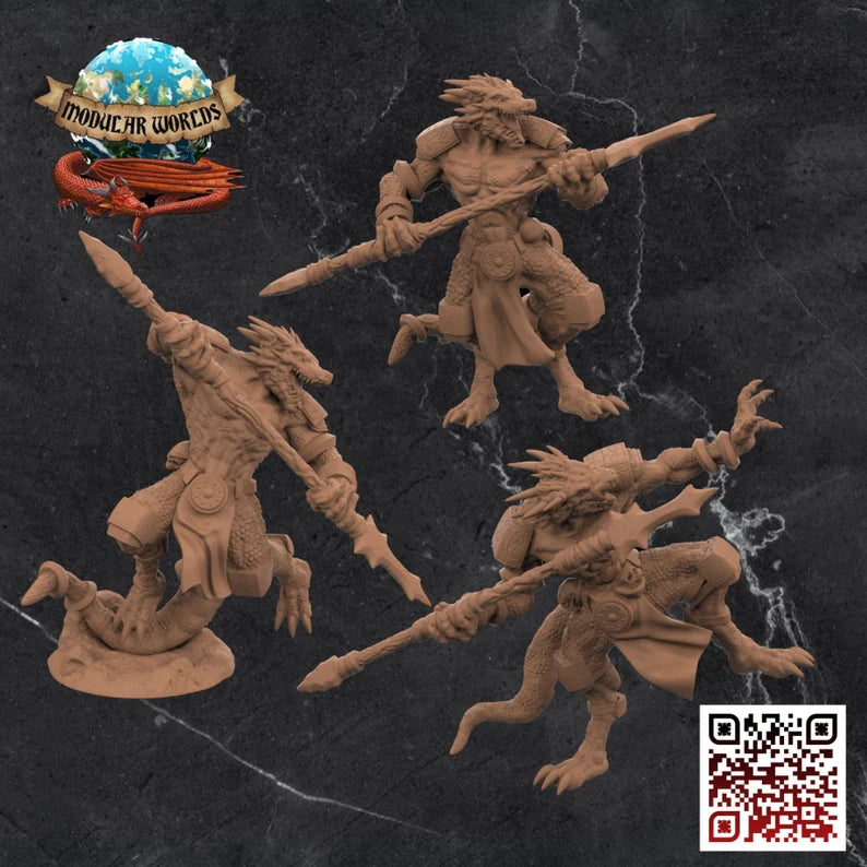 LIZARDFOLK WARRIORS X3