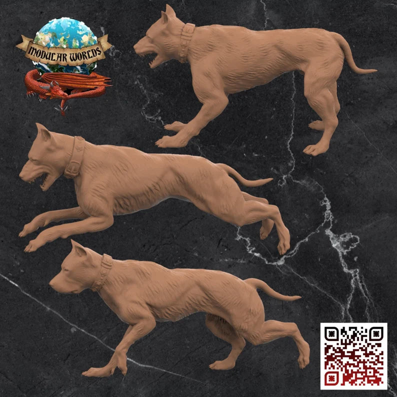 HUNTING HOUNDS X 3