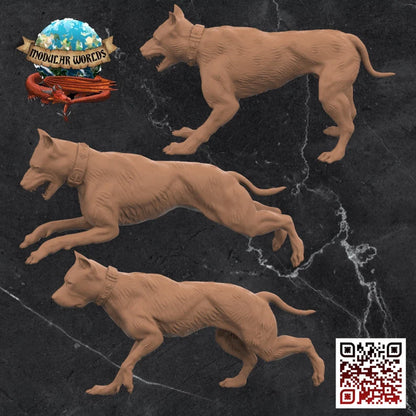HUNTING HOUNDS X 3