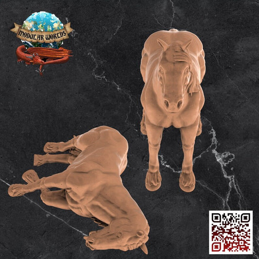 DRAFT HORSE & CORPSE SET