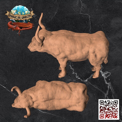 DRAFT OXEN & CORPSE SET