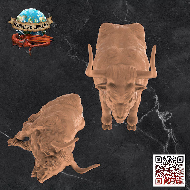 DRAFT OXEN & CORPSE SET