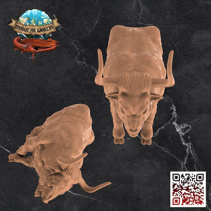 DRAFT OXEN & CORPSE SET
