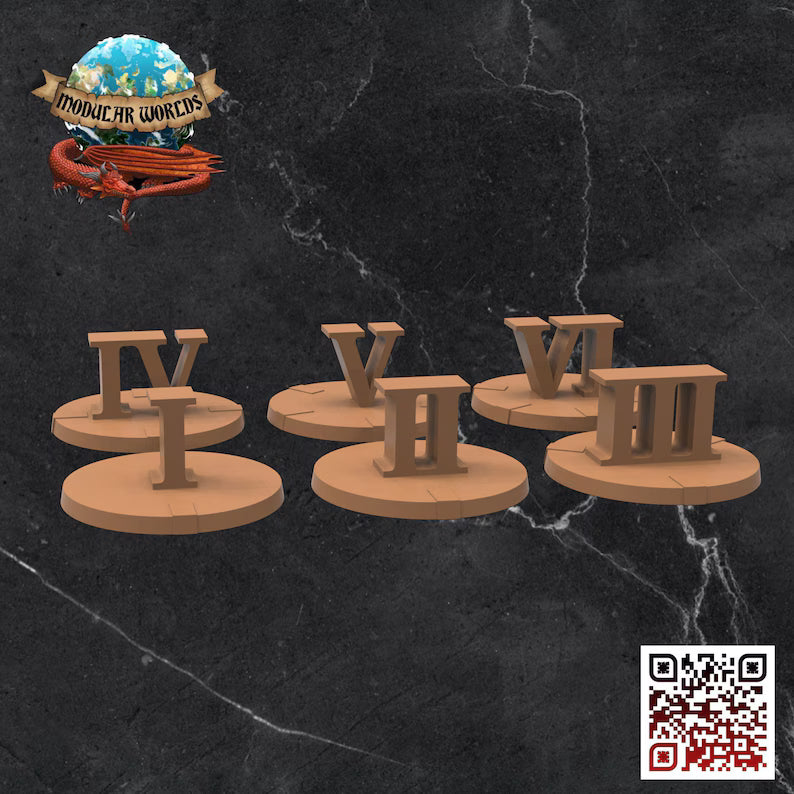 OBJECTIVE MARKERS (PACK OF 6)