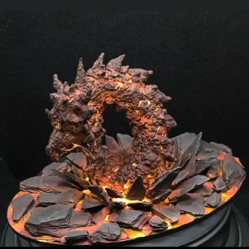 OBSIDIAN DEVOURER (LAVA WYRM)