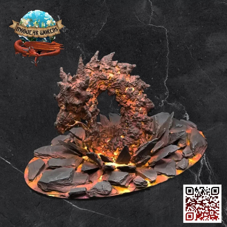 OBSIDIAN DEVOURER (LAVA WYRM)