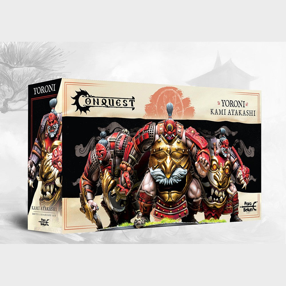 Kami Ayakashi unit box for Conquest The Last Argument of Kings, Yoroni faction