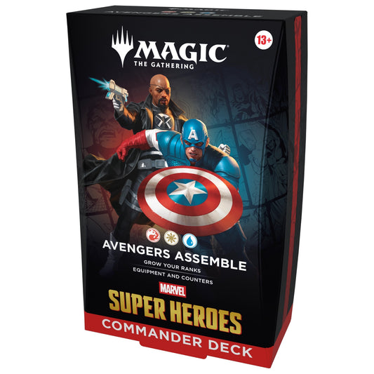 Magic The Gathering Marvel Super Heroes Avengers Assemble Commander Deck box