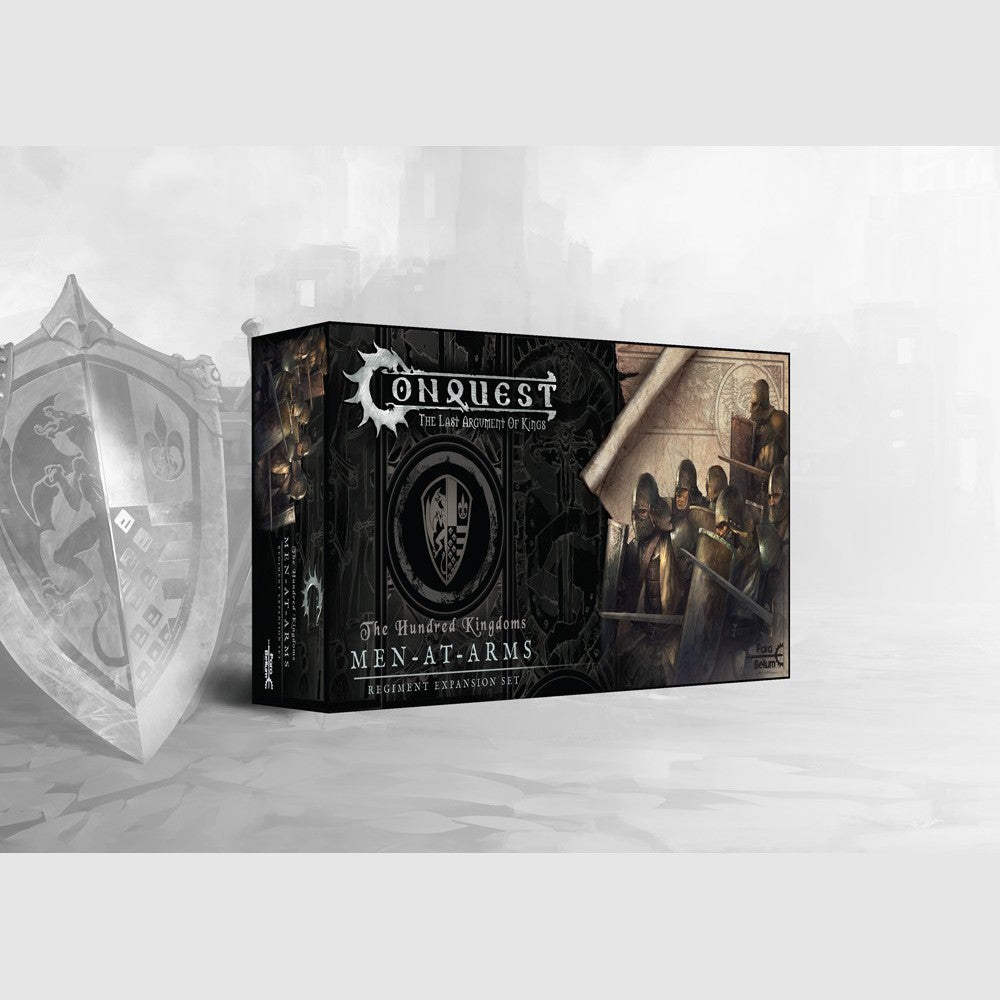 Men at Arms unit box for Conquest The Last Argument of Kings, Hundred Kingdoms faction