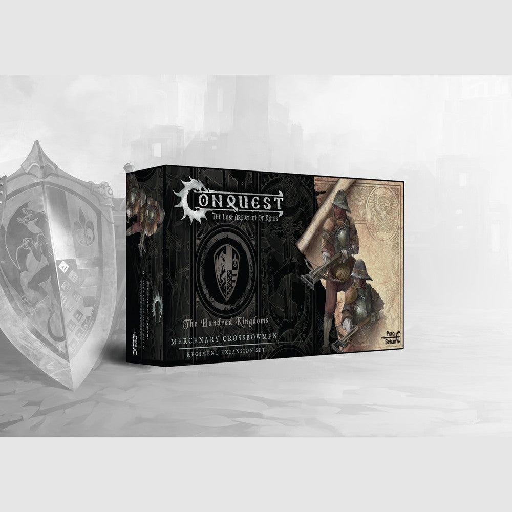 Mercenary Crossbowmen unit box for Conquest The Last Argument of Kings, Hundred Kingdoms faction